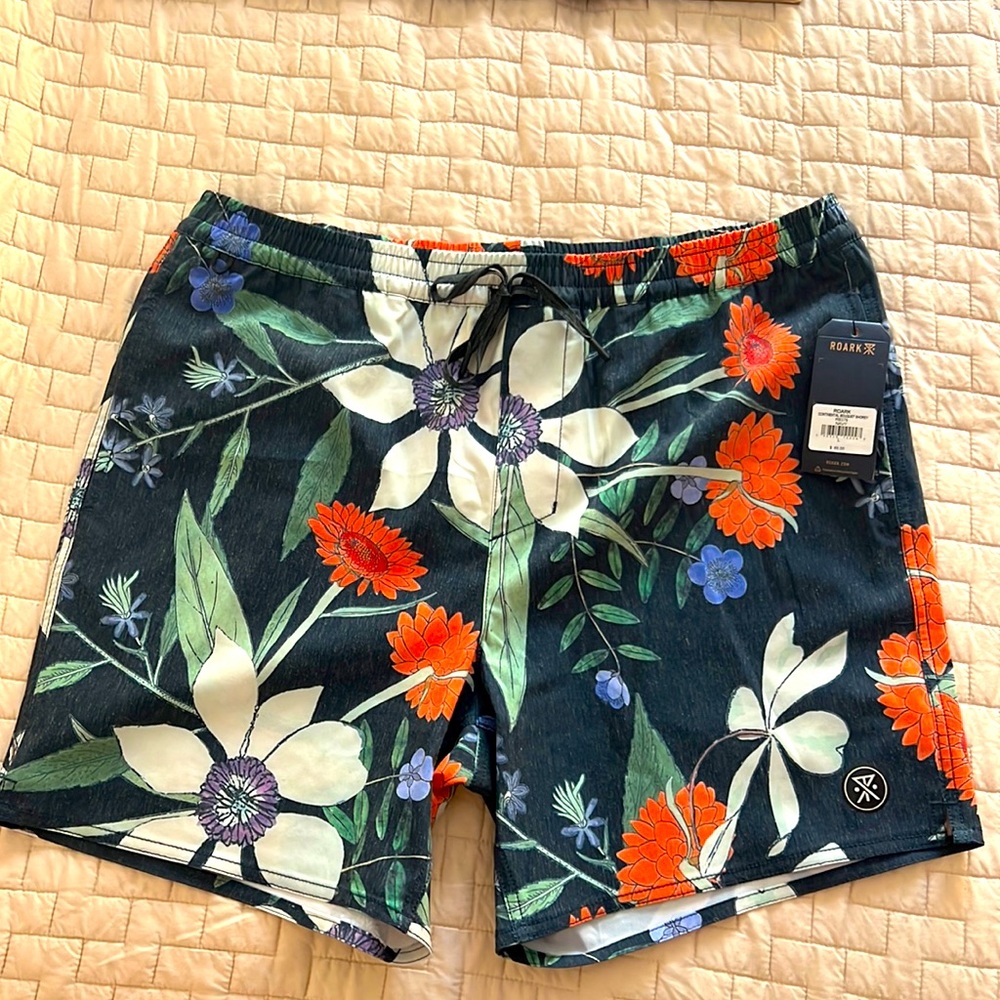 Roark Continental Bouquet Shorey Swim Trunk shorts